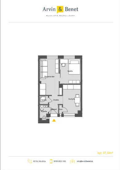 Mieszkania na sprzedaż, 2-pokojowe, Bratislava-Nové Mesto · €168 000