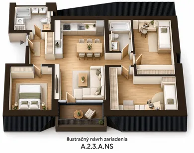 Byty na predaj 4-izbový, Bratislava-Vajnory · €333 706