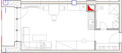Na predaj 1-izbový byt, 39 m², Žilina, Komenského